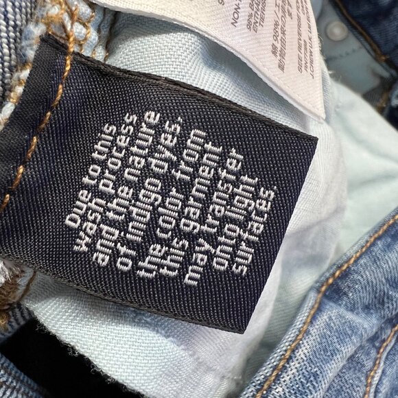 Point Sur Cropped Distressed High Rise Denim Jeans Size 30 - Picture 11 of 13